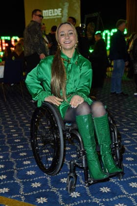 Kristina Vogel at the TV launch of the new season of Ich bin ein Star Holt mich hier raus invites entertainer and presenter Julian F M Stoeckel to the legendary jungle party in Berlin on Friday, January 23, 2026 on 23 01 2026
