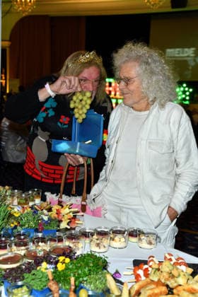 Hans Werner Olm and Rainer Langhans at the TV launch of the new season of Ich bin ein Star Holt mich hier raus invites entertainer and presenter Julian F M Stoeckel to the legendary jungle party in Berlin on Friday, January 23, 2026 on January 23, 2026