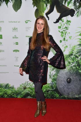 Katharina Von Garnier at the TV launch of the new season of Ich bin ein Star Holt mich hier raus invites entertainer and presenter Julian F M Stoeckel to the legendary jungle party in Berlin on Friday, January 23, 2026 on 23 01 2026