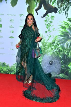 Gina Lisa Lohfink at the TV launch of the new season of Ich bin ein Star Holt mich hier raus invites entertainer and presenter Julian F M Stoeckel to the legendary jungle party in Berlin on Friday, January 23, 2026 on 23 01 2026