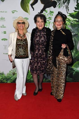 Rena Bilsbury, Helene Schneidernn Les Humphries Singers and Karin Graefin Sassoli de Bianchi de Medici at the TV launch of the new season of Ich bin ein Star Holt mich hier raus invites entertainer and presenter Julian F M Stoeckel to the legendary jungle party in Berlin on Friday, January 23, 2026 on 23 01 2026