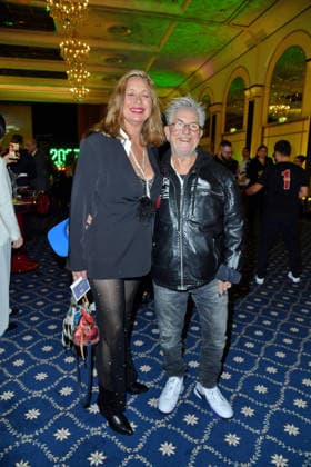 Regine Prause with husband Martin Semmelrogge at the TV launch of the new season of Ich bin ein Star Holt mich hier raus invites entertainer and presenter Julian F M Stoeckel to the legendary jungle party in Berlin on Friday, January 23, 2026 on 23 01 2026