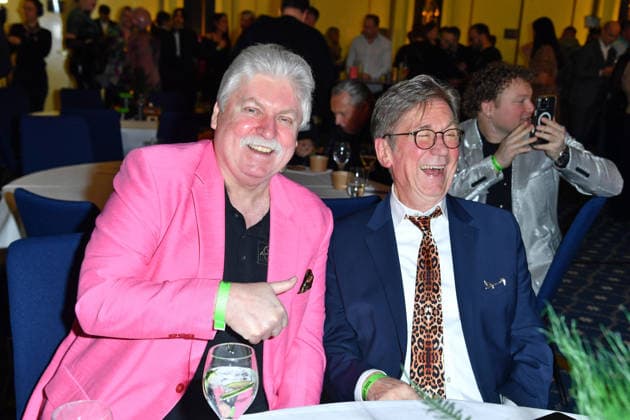 Klaus Baumgart and Arno Funke and at the TV launch of the new season of Ich bin ein Star Holt mich hier raus, entertainer and presenter Julian F M Stoeckel invites you to the legendary jungle party in Berlin on Friday, January 23, 2026 on January 23, 2026