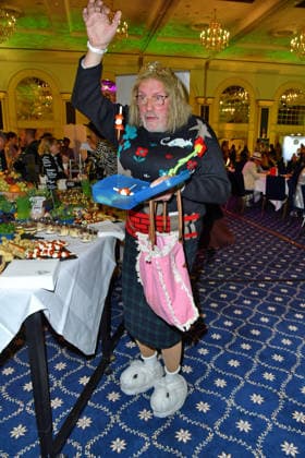Hans Werner Olm at the TV launch of the new season of Ich bin ein Star Holt mich hier raus invites entertainer and presenter Julian F M Stoeckel to the legendary jungle party in Berlin on Friday, January 23, 2026 on 23 01 2026