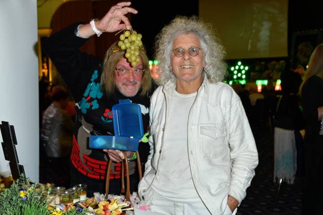 Hans Werner Olm and Rainer Langhans at the TV launch of the new season of Ich bin ein Star Holt mich hier raus invites entertainer and presenter Julian F M Stoeckel to the legendary jungle party in Berlin on Friday, January 23, 2026 on January 23, 2026