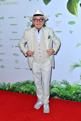Lo Graf von Blickensdorf at the TV launch of the new season of Ich bin ein Star Holt mich hier raus invites entertainer and presenter Julian F M Stoeckel to the legendary jungle party in Berlin on Friday, January 23, 2026 on 23 01 2026