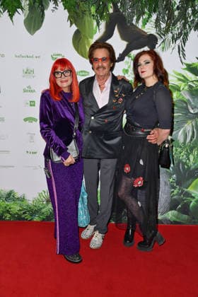 Petra Draeger, Jörg Draeger and Cinzia Paulina Draeger at the TV launch of the new season of Ich bin ein Star Holt mich hier raus invites entertainer and presenter Julian F M Stoeckel to the legendary jungle party in Berlin on Friday, January 23, 2026 on January 23, 2026