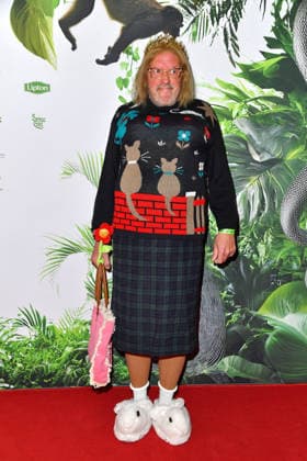 Hans Werner Olm at the TV launch of the new season of Ich bin ein Star Holt mich hier raus invites entertainer and presenter Julian F M Stoeckel to the legendary jungle party in Berlin on Friday, January 23, 2026 on 23 01 2026