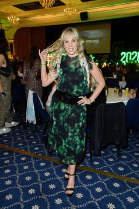 Annemarie Eilfeld at the TV launch of the new season of Ich bin ein Star Holt mich hier raus invites entertainer and presenter Julian F M Stoeckel to the legendary jungle party in Berlin on Friday, January 23, 2026 on 23 01 2026
