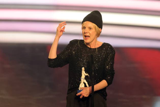 Bavarian Film Award 2025 Julia Lemke during her acceptance speech for her award in the category Best Childrens Film Zirkuskind Presentation of the 47 Bavarian Film Award on 23 01 2026 at the Prinzregententheater in Munich Bavaria, Germany The Bavarian Film Award has been presented by the Bavarian State Government since 1979 to highlight the importance of