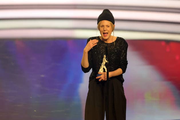Bavarian Film Award 2025 Julia Lemke during her acceptance speech for her award in the category Best Childrens Film Zirkuskind Presentation of the 47 Bavarian Film Award on 23 01 2026 at the Prinzregententheater in Munich Bavaria, Germany The Bavarian Film Award has been presented by the Bavarian State Government since 1979 to highlight the importance of