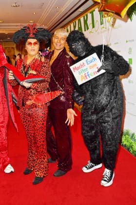 Julian Stoeckel and Marcell Damaschke at the TV launch of the new season of Ich bin ein Star Holt mich hier raus invites entertainer and presenter Julian F M Stoeckel to the legendary jungle party in Berlin on Friday, January 23, 2026 on 23 01 2026