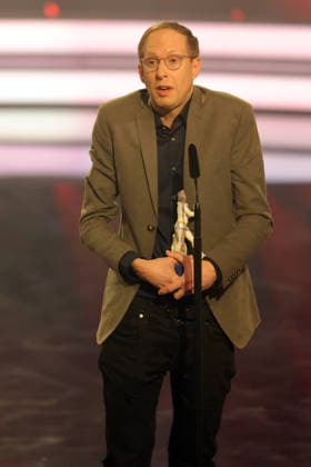 Bavarian Film Award 2025 Daniel Abma during his acceptance speech for his award in the category Best Documentary Award ceremony of the 47 Bavarian Film Award on 23 01 2026 at the Prinzregententheater in Munich Bavaria, Germany The Bavarian Film Award has been presented by the Bavarian State Government since 1979 to emphasize the importance of cinema as a cultur