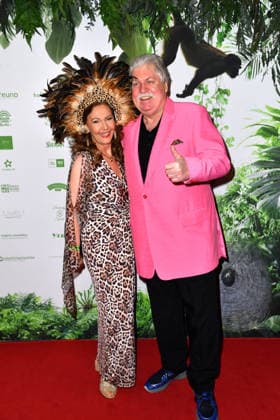 Ilona Baumgart and Klaus Baumgart at the TV launch of the new season of Ich bin ein Star Holt mich hier raus invites entertainer and presenter Julian F M Stoeckel to the legendary jungle party in Berlin on Friday, January 23, 2026 on January 23, 2026