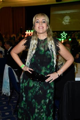 Annemarie Eilfeld at the TV launch of the new season of Ich bin ein Star Holt mich hier raus invites entertainer and presenter Julian F M Stoeckel to the legendary jungle party in Berlin on Friday, January 23, 2026 on 23 01 2026