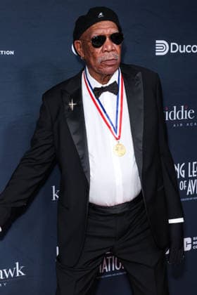 23rd Annual Living Legends Of Aviation Awards BEVERLY HILLS, LOS ANGELES, CALIFORNIA, USA - JANUARY 23: Morgan Freeman arrives at the 23rd Annual Living Legends Of Aviation Awards held at The Beverly Hilton Hotel on January 23, 2026 in Beverly Hills, Los Angeles, California, United States., Credit:Xavier Collin Avalon United States, California, Beverly Hills, The Beverly Hilton Hotel Copyright: xXavierxCollinx xAvalonx 1068828115