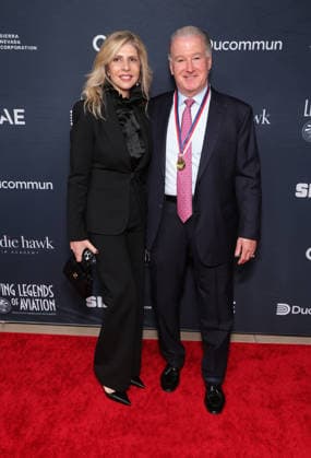 23rd Annual Living Legends of Aviation Awards at the The Beverly Hilton Featuring: Claudia Evans, Greg Evans Where: Los Angeles, California, United States When: 23 Jan 2026 Credit: Faye s Vision Cover Images EDITORIAL USE ONLY. NOT FOR USE BY NEWSPAPERS BASED IN THE UK. Copyright: xx coverimg55407623
