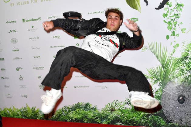Maurice Fuchs at the jungle party for the TV launch of Ich bin ein Star Holt mich hier raus RTL on 23 01 2026 at the JW Marriott Hotel in Berlin Jungle Camp Party 2026 in Berlin
