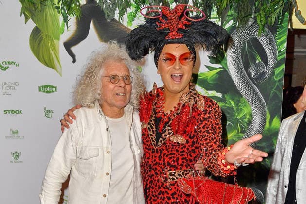 Rainer Langhans and Julian F M Stoeckel at the jungle party for the TV launch of Ich bin ein Star Holt mich hier raus RTL on 23 01 2026 at the JW Marriott Hotel in Berlin Jungle Camp Party 2026 in Berlin