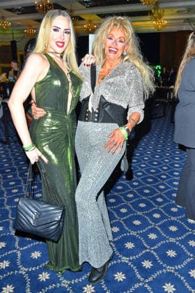 Jessica Haller and Bea Fiedler at the jungle party for the TV launch of Ich bin ein Star Holt mich hier raus RTL on 23 01 2026 at the Hotel JW Marriott in Berlin Jungle Camp Party 2026 in Berlin