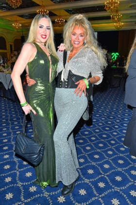 Jessica Haller and Bea Fiedler at the jungle party for the TV launch of Ich bin ein Star Holt mich hier raus RTL on 23 01 2026 at the Hotel JW Marriott in Berlin Jungle Camp Party 2026 in Berlin