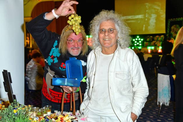 Hans Werner Olm and Rainer Langhans at the jungle party for the TV launch of Ich bin ein Star Holt mich hier raus RTL on 23 01 2026 at the JW Marriott Hotel in Berlin Jungle Camp Party 2026 in Berlin
