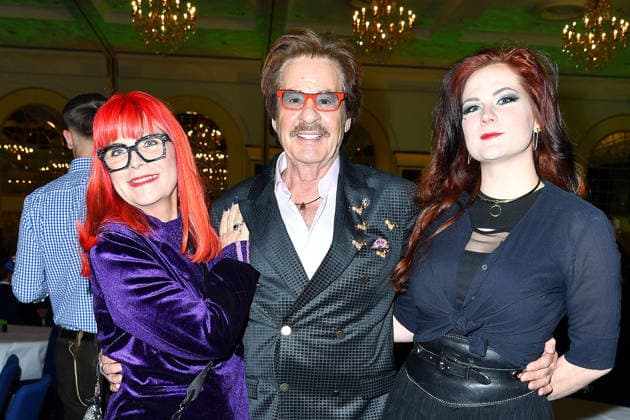 Petra Draeger, Joerg Draeger and Cinzia Paulina Draeger at the jungle party for the TV launch of Ich bin ein Star Holt mich hier raus RTL on 23 01 2026 at the Hotel JW Marriott in Berlin Jungle Camp Party 2026 in Berlin