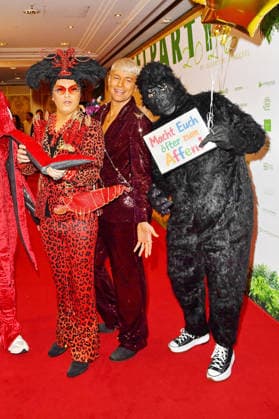 Julian F M Stoeckel and Marcell Damaschke at the jungle party for the TV launch of Ich bin ein Star Holt mich hier raus RTL on 23 01 2026 at the JW Marriott Hotel in Berlin Jungle Camp Party 2026 in Berlin