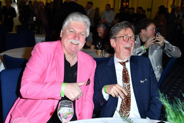 Klaus Baumgart and Arno Funke at the jungle party for the TV launch of Ich bin ein Star Holt mich hier raus RTL on 23 01 2026 at the JW Marriott Hotel in Berlin Jungle Camp Party 2026 in Berlin