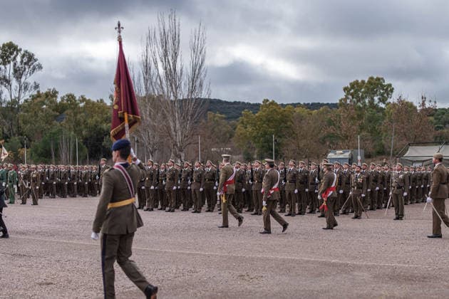 The King presides over the swearing in of the flag of the military troops of the Spanish Army in Cáceres King Felipe VI attends the oath before the flag of the military troops of the Spanish Army, at the Centro de Formación de Tropa Cefot nº 1, Santa Ana barracks, on January 24, 2026, in Cáceres, Extremadura Spain The Troop Training Center No. 1 CEFOT 1 is a military training center of the Spanish Army located in the vicinity of the Spanish city of Cáceres It is one of the two Troop Training Centers soldier, corporal and lance corporal in Spain along with the Troop Training Center No. 2, located in San Fernando Cadiz 24 JANUARY 2026 LAND ARMY FLAG SWEARING Caceres, Extremadura Caceres, Extremadura Spain  Copyright: xJavierxCintasx 7241080