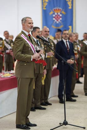 The King presides over the swearing in of the flag of the military troops of the Spanish Army in Cáceres King Felipe VI attends the oath before the flag of the military troops of the Spanish Army, at the Centro de Formación de Tropa Cefot nº 1, Santa Ana barracks, on January 24, 2026, in Cáceres, Extremadura Spain The Troop Training Center No. 1 CEFOT 1 is a military training center of the Spanish Army located in the vicinity of the Spanish city of Cáceres It is one of the two Troop Training Centers soldier, corporal and lance corporal in Spain along with the Troop Training Center No. 2, located in San Fernando Cadiz 24 JANUARY 2026 LAND ARMY FLAG SWEARING Caceres, Extremadura Caceres, Extremadura Spain  Copyright: xJavierxCintasx 7241098