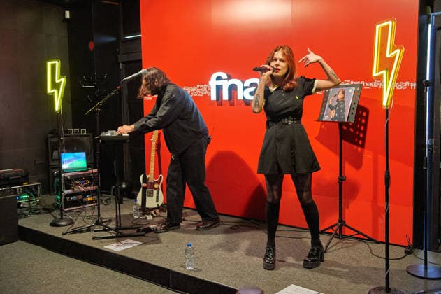 January 24, 2026, Lyon, Aura, France: French singer LenaoÂ¯g Colin at a fan meetup and short showcase performance at Fnac Bellecour (Lyon) on January 24th, 2026 Lyon France - ZUMAl230 20260124_zip_l230_001 Copyright: xCyrilxLestagex