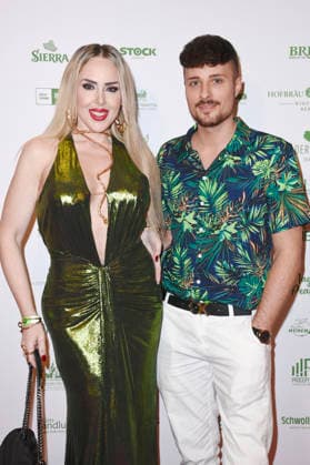 Lydia Kelovitz and Johannes Höfinger at the 8 jungle party for the start of the RTL show Ich bin ein Star Holt mich hier raus at the JW Marriott Hotel Berlin, 23 01 2026 Foto:xN.xKubelkax xFuturexImagex dschungelparty_6141