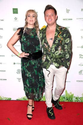 Annemarie Eilfeld and Dominik Ledea at the 8 jungle party for the start of the RTL show Ich bin ein Star Holt mich hier raus at the JW Marriott Hotel Berlin, 23 01 2026 Foto:xN.xKubelkax xFuturexImagex dschungelparty_6225