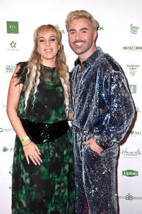 Annemarie Eilfeld and Daniel Johnson at the 8 jungle party for the start of the RTL show Ich bin ein Star Holt mich hier raus at the JW Marriott Hotel Berlin, 23 01 2026 Foto:xN.xKubelkax xFuturexImagex dschungelparty_6233