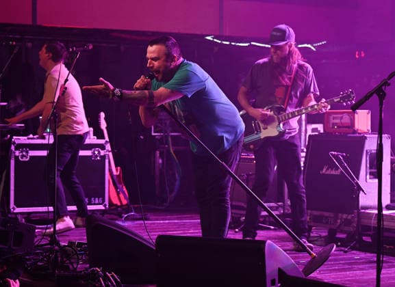 FORT LAUDERDALE FL - JANUARY 23: Say Anything perform during The 20th anniversary of Is a Real Boy Tour at Revolution Live on January 23, 2026 in Fort Lauderdale, Florida. Copyright: xmpi04x