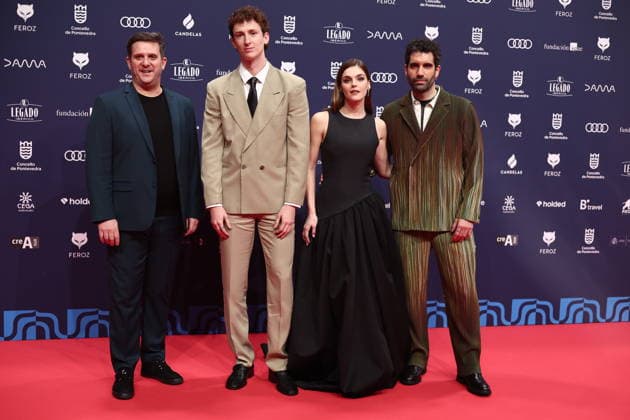 Red carpet of the Feroz Awards 2026 The Rondallas team poses on the red carpet of the Feroz Awards 2026, at the Pazo da Cultura, on January 24, 2026, in Pontevedra, Galicia Spain The Feroz Awards are presented annually by the Asociación de Informadores Cinematográficos de Espana since 2014 with the aim of highlighting the best of the years audiovisual production, both in film and television 24 JANUARY 2026 Pontevedra Galicia Galicia Pontevedra Galicia Galicia Espana  Copyright: xEduardoxParrax 7241606