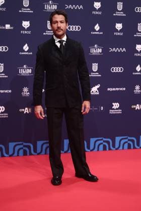 Red carpet of the Feroz Awards 2026 Actor Alejandro Albarracín poses on the red carpet of the Feroz Awards 2026, at the Pazo da Cultura, on January 24, 2026, in Pontevedra, Galicia Spain The Feroz Awards are presented annually by the Asociación de Informadores Cinematográficos de Espana since 2014 with the aim of highlighting the best of the years audiovisual production, both in film and television 24 JANUARY 2026 Pontevedra Galicia Pontevedra Galicia Galicia Spain  Copyright: xEduardoxParrax 7241682