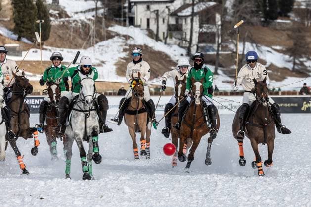 St Moritz, The Netherlands, 2026-01-24 15:03:09 2026-01-24, St Moritz, CH. Snow Polo World Cup St Moritz 2026 day 2. Photo: NL Image David Heukers. Credit: NL Beeld Heukers Media  Copyright: xx x
