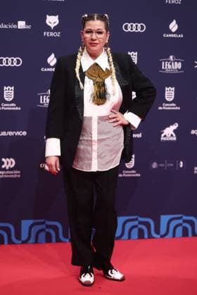 Red carpet of the Feroz Awards 2026 Comedian María José Charro poses on the red carpet of the Feroz Awards 2026, at the Pazo da Cultura, on January 24, 2026, in Pontevedra, Galicia Spain The Feroz Awards are presented annually by the Asociación de Informadores Cinematográficos de Espana since 2014 with the aim of highlighting the best of the years audiovisual production, both in film and television 24 JANUARY 2026 Pontevedra Galicia Galicia Pontevedra Galicia Galicia Espana  Copyright: xEduardoxParrax 7241896