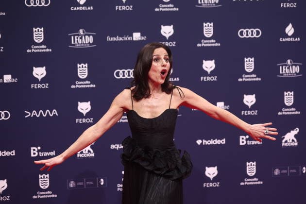 Red carpet of the Feroz Awards 2026 Actress Miriam Gallego poses on the red carpet of the Feroz Awards 2026, at the Pazo da Cultura, on January 24, 2026, in Pontevedra, Galicia Spain The Feroz Awards are presented annually by the Asociación de Informadores Cinematográficos de Espana since 2014 with the aim of highlighting the best of the years audiovisual production, both in film and television 24 JANUARY 2026 Pontevedra Galicia Galicia Pontevedra Galicia Galicia Espana  Copyright: xEduardoxParrax 7241903