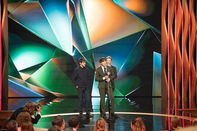 2026 Feroz Awards Gala The screenwriters Diego San José, Daniel Castro, and Fernando Delgado Hierro during the 2026 Feroz Awards Gala, at the Pazo da Cultura, on January 24, 2026, in Pontevedra, Galicia Spain The Feroz Awards are presented annually by the Asociación de Informadores Cinematográficos de Espana since 2014, with the aim of highlighting the best audiovisual production of the year, both in film and television 24 JANUARY 2026 Elena Ferná Espana  Copyright: xElenaxFernandezx 7242446