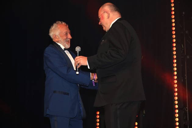 Presentation of the Honorary Award of the Berlin Press Ball for Press and Freedom of Expression Berlin, 24 01 2026 Dieter Hallervorden and Walter Kohl at the presentation of the Honorary Award of the Berlin Press Ball for Press and Freedom of Expression at the Hotel JW Marriott in Berlin Berlin Copyright: xMatthiasxGränzdörferx