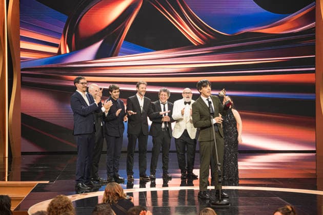 2026 Feroz Awards Gala The Jakarta team during the 2026 Feroz Awards Gala, at the Pazo da Cultura, on January 24, 2026, in Pontevedra, Galicia Spain The Feroz Awards are presented annually by the Spanish Association of Cinematographic Informers since 2014, with the aim of highlighting the best of the years audiovisual production, both in film and television 24 JANUARY 2026 Elena Ferná Espana  Copyright: xElenaxFernandezx 7242592