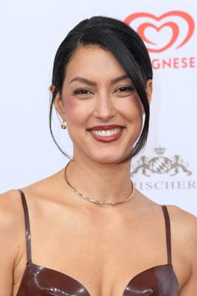 Rebecca Mir portraits at the 50 GERMAN FILMBALL at the Hotel Bayerischer Hof in Munich on 24 01 2026