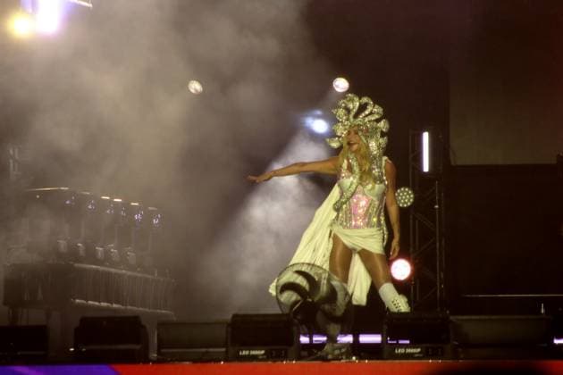 SaO PAULO, SP - 24.01.2026: CARNAUOL 2026 EM SaO PAULO - American singer Kesha takes to the stage at CarnaUOL 2026, on Saturday night (24), at Allianz Parque, in Sao Paulo, bringing to the public a show marked by pop energy and great hits from her career. x2873190x  AngÃ licaxAlves
