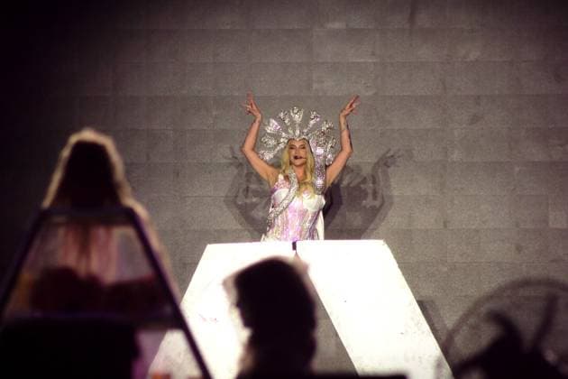 SaO PAULO, SP - 24.01.2026: CARNAUOL 2026 EM SaO PAULO - American singer Kesha takes to the stage at CarnaUOL 2026, on Saturday night (24), at Allianz Parque, in Sao Paulo, bringing to the public a show marked by pop energy and great hits from her career. x2873191x  AngÃ licaxAlves