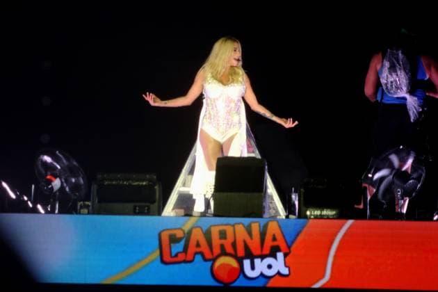 SaO PAULO, SP - 24.01.2026: CARNAUOL 2026 EM SaO PAULO - American singer Kesha takes to the stage at CarnaUOL 2026, on Saturday night (24), at Allianz Parque, in Sao Paulo, bringing to the public a show marked by pop energy and great hits from her career. x2873193x  AngÃ licaxAlves
