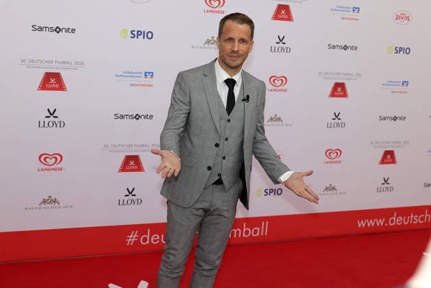 German Film Ball 2026 Oliver Pocher on the red carpet 50 German Film Ball 2026 on 24 01 2026 at the Hotel Bayerischer Hof in Munich Bavaria, Germany