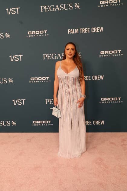 HALLANDALE, FLORIDA - JANUARY 24: Larsa Pippen and Jeff Coby attends the Pegasus World Cup at Gulfstream Park on January 24, 2026 in Hallandale, Florida. People: Larsa Pippen and Jeff Coby Copyright: xhoome.com MediaPunchx